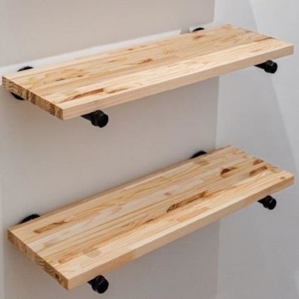 Industrial Pipe Shelf