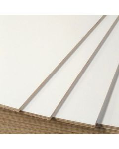 Polyester Laminated Plywood White Matt 15mm 4' X 8' Light Weight