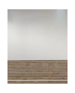 Polyester Laminated Block Board White Matt 18mm 4' X 8'