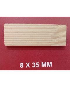 Pine Finger Joint Timber 8mm (T) X 35mm (W) X 3.66 meter (L)