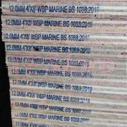 Marine Plywood 12mm 4’ X 8’