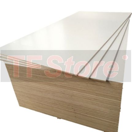 PVC Laminated Plywood White 1 Side 15mm 4' X 8'