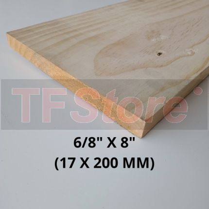 Pine Timber 17mm (T) X 200mm (W) X 4.8meter (L)