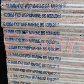 Marine Plywood 12mm 4’ X 8’